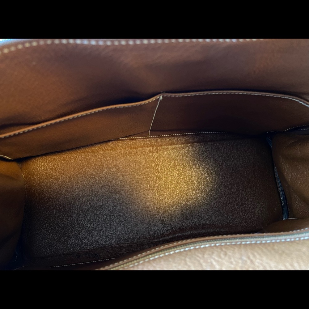 Hermes Kelly Retourne 35 in Cognac Chèvre de Coromandel with gold hardware - Picture 11 of 16